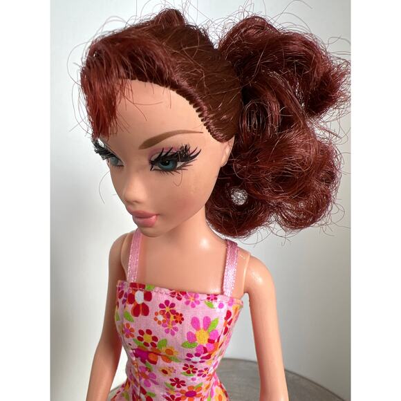 Barbie My Scene I Love Friend Chelsea Doll Auburn Red Hair Rooted Eyelashes Y2K - Picture 8 of 8